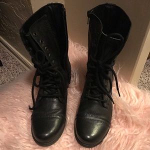 Steve Madden combat boots
